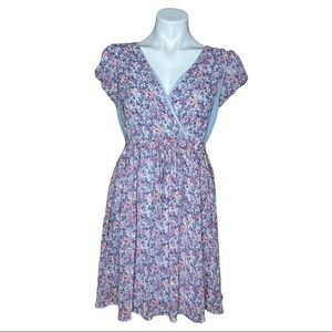 Princess Vera Wang Floral Sheer Back Dress